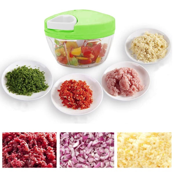 Multi-function Food Processor – Chopper, Cutter, Grinder, Shredder, Mincer, Mini Garlic Slicer & Slicer For Kitchen (random Color)