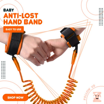 Baby Anti-lost Wrist Strap Safety Harness For Toddlers & Kids – Adjustable Hand Link With 360° Rotation