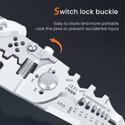 Multi-function Wire Stripper And Cutter – 10-in-1 Electrical Tool With Wire Cutting, Stripping, Crimping & Screw Functions