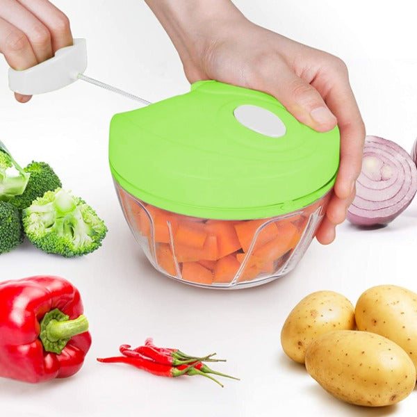 Multi-function Food Processor – Chopper, Cutter, Grinder, Shredder, Mincer, Mini Garlic Slicer & Slicer For Kitchen (random Color)