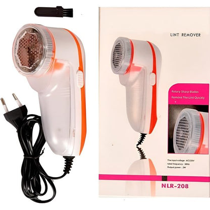 New Nova Nlr-208 Electric Fabric Lint Remover – Rechargeable, High-speed Rotary Blades