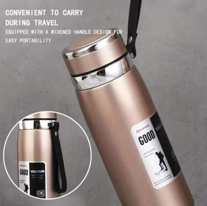 1000ml Large Capacity Stainless Steel Thermos Bottle – Hot & Cold Vacuum Flask Water Bottle (random Color)