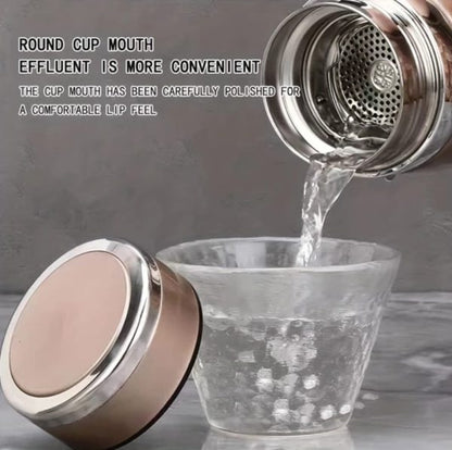 1000ml Large Capacity Stainless Steel Thermos Bottle – Hot & Cold Vacuum Flask Water Bottle (random Color)