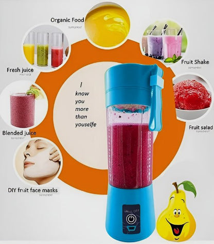 Portable USB Chargeable Juicer Blender Effortless Juicing Anywhere, Anytime!