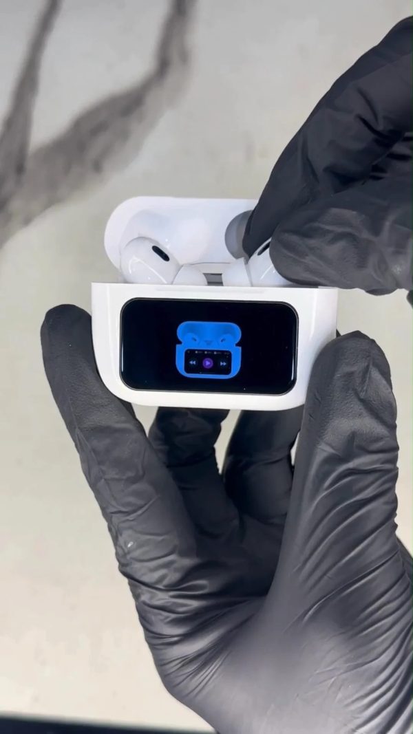 A9 Pro Earbuds Anc/enc Dauble Dark Tuch Screen Display Noise Reduction Wireless Earbuds.